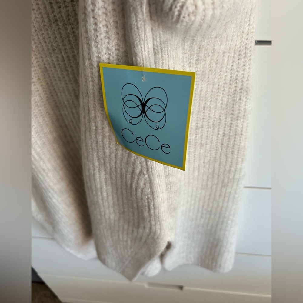NWT CeCe Cream Sleeveless Sweater Knit Top - Picture 2 of 10